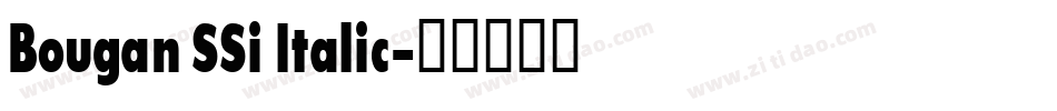 Bougan SSi Italic字体转换